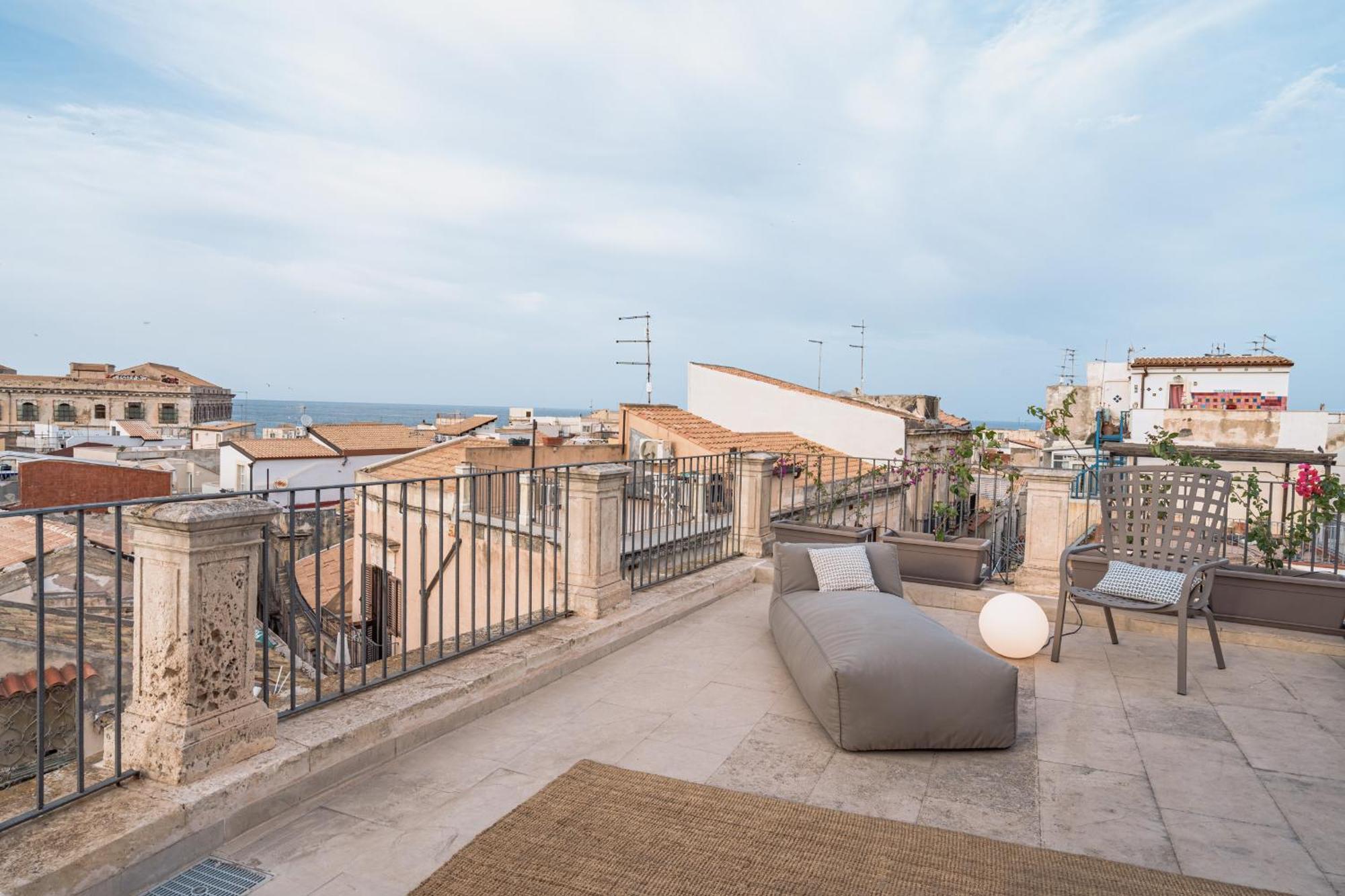 Alma Maris Terrazza Al Tempio By Bed&Bros Apartment Syracuse ภายนอก รูปภาพ