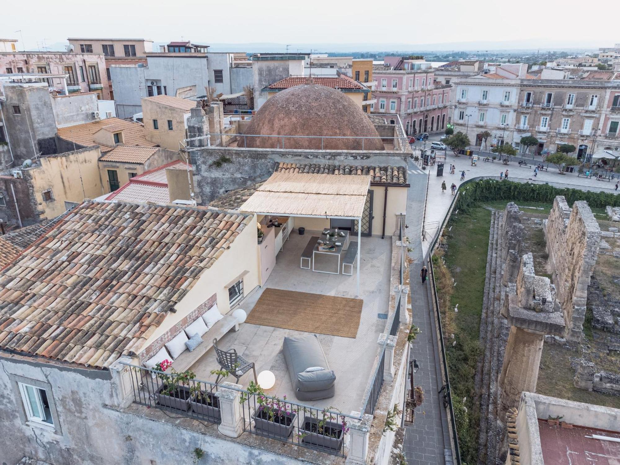Alma Maris Terrazza Al Tempio By Bed&Bros Apartment Syracuse ภายนอก รูปภาพ
