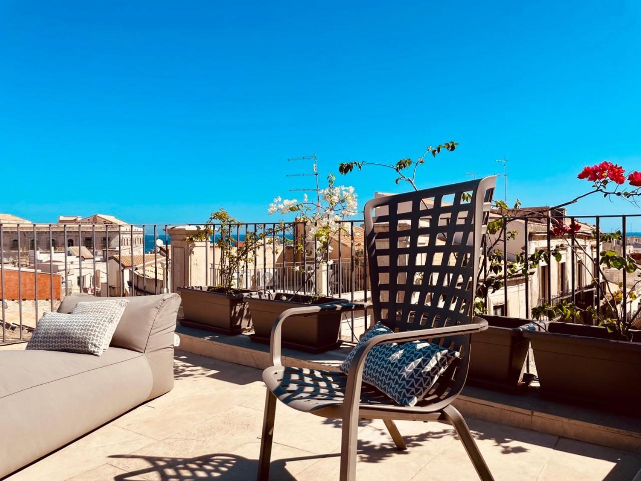 Alma Maris Terrazza Al Tempio By Bed&Bros Apartment Syracuse ภายนอก รูปภาพ